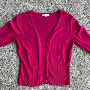 CAbi Pink Cardigan Sweater S VGUC